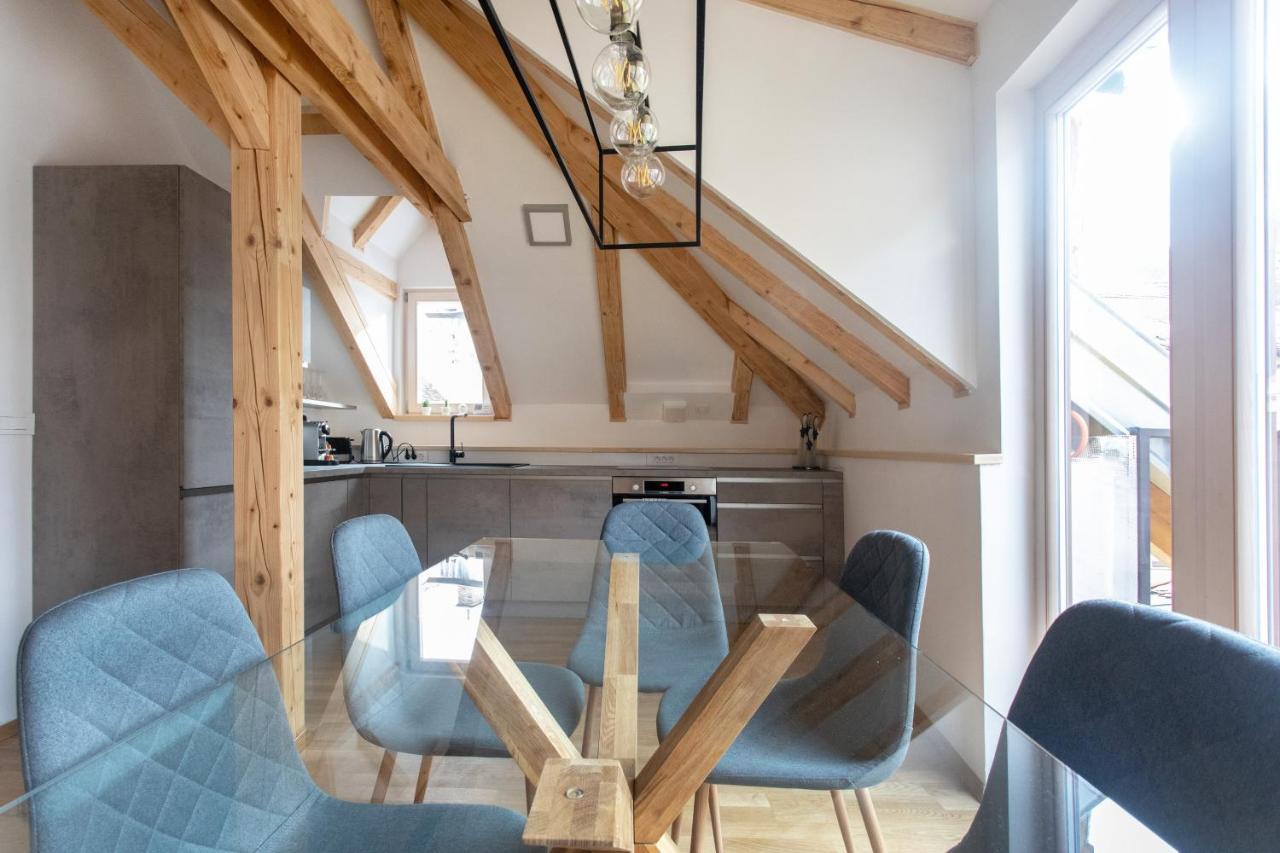 Bright & Spacious Loft In The Heart Of Old Town 卢布尔雅那 外观 照片