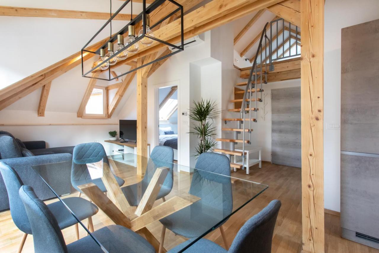 Bright & Spacious Loft In The Heart Of Old Town 卢布尔雅那 外观 照片